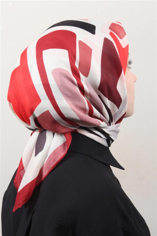 Nirvana Soft Eşarp 8116-8 Kırmızı