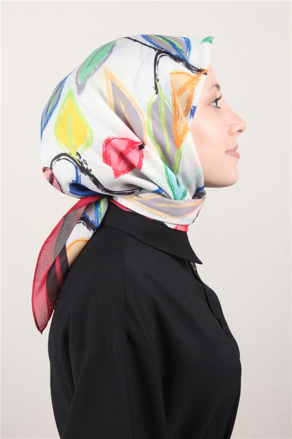 Nirvana Soft Eşarp 8117-1 Vişne