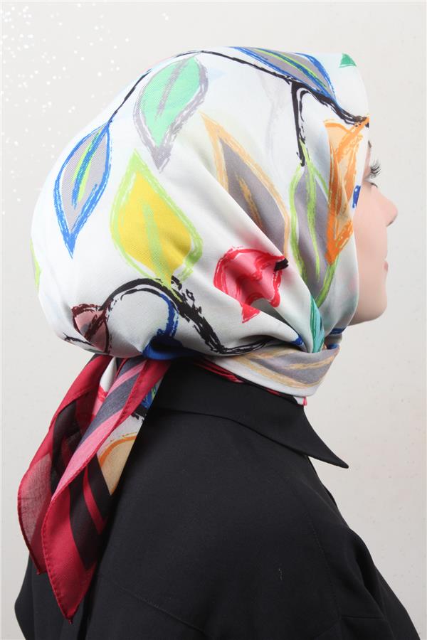 Nirvana Soft Eşarp 8117-1 Vişne