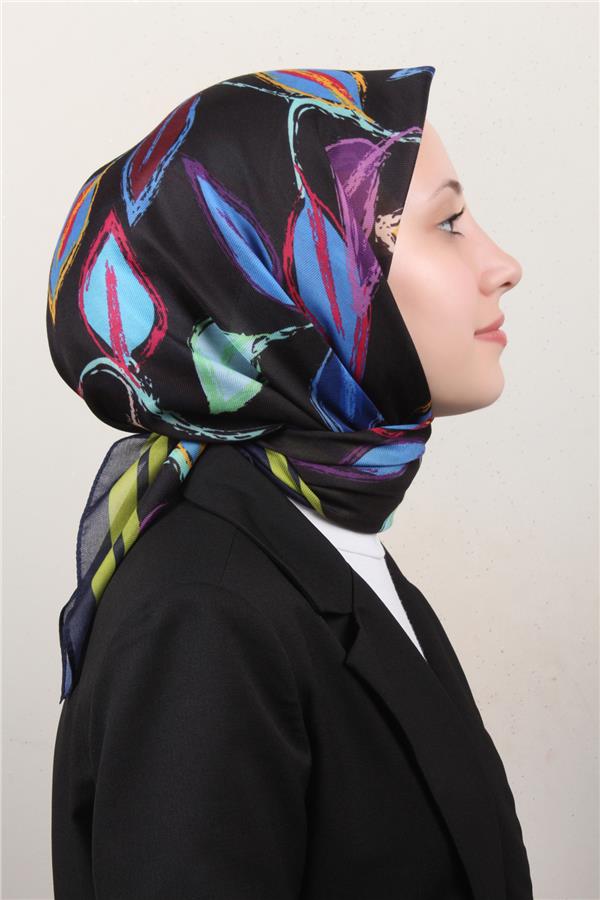 Nirvana Soft Eşarp 8117-11 Lacivert