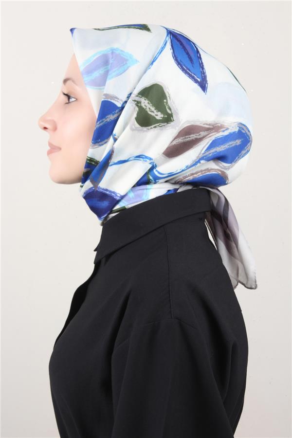 Nirvana Soft Eşarp 8117-3 Mavi