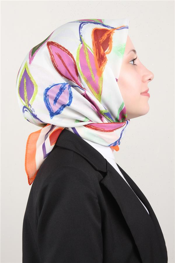 Nirvana Soft Eşarp 8117-4 Turuncu