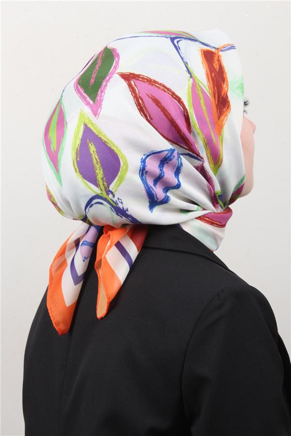 Nirvana Soft Eşarp 8117-4 Turuncu