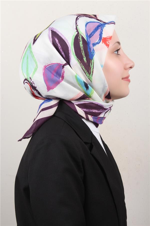 Nirvana Soft Eşarp 8117-9 Mor