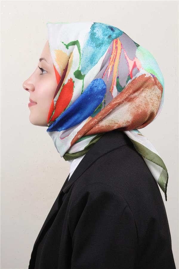 Nirvana Soft Eşarp 8118-5 Yeşil