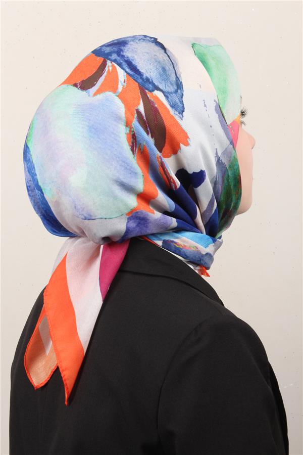 Nirvana Soft Eşarp 8118-8 Turuncu