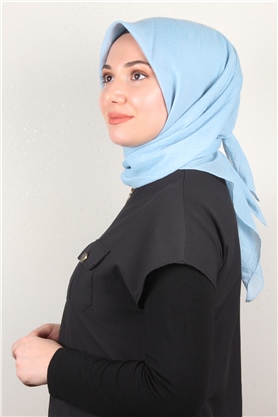 Pamuk Beta Eşarp 4651-31 Bebe Mavisi