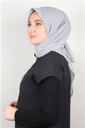 Pamuk Beta Eşarp 4651-36 Gri