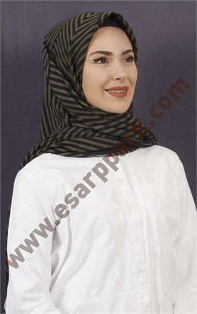 Pamuklu 140x140 Cm Eşarp 1070-10