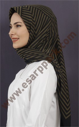 Pamuklu 140x140 Cm Eşarp 1070-10