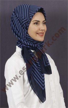 Pamuklu 140x140 Cm Eşarp 1070-12