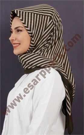 Pamuklu 140x140 Cm Eşarp 1070-13