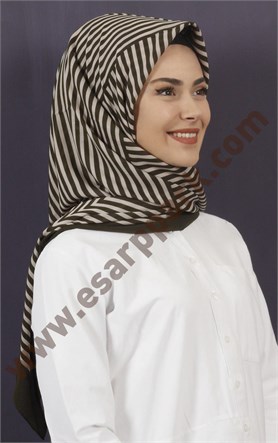 Pamuklu 140x140 Cm Eşarp 1070-13