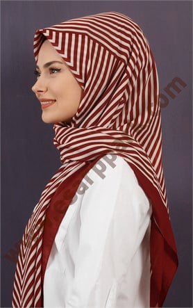 Pamuklu 140x140 Cm Eşarp 1070-14