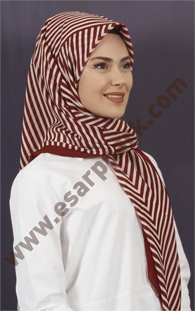 Pamuklu 140x140 Cm Eşarp 1070-14