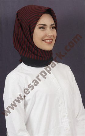 Pamuklu 140x140 Cm Eşarp 1070-16