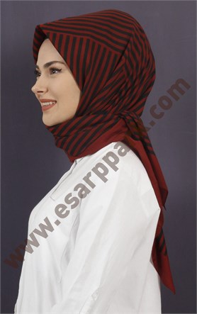 Pamuklu 140x140 Cm Eşarp 1070-18