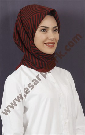 Pamuklu 140x140 Cm Eşarp 1070-18