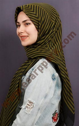 Pamuklu 140x140 Cm Eşarp 1070-23