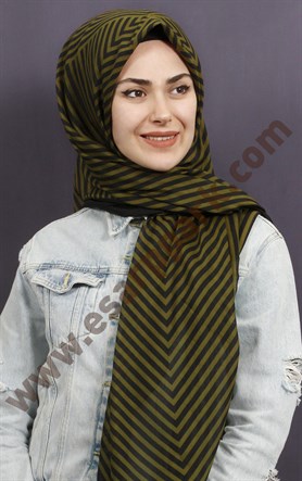 Pamuklu 140x140 Cm Eşarp 1070-23