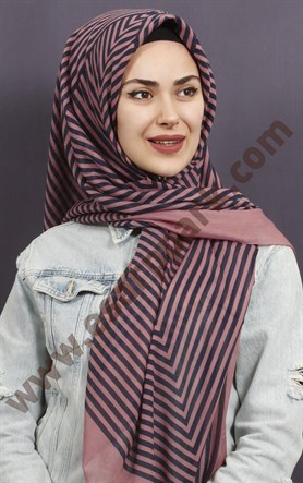 Pamuklu 140x140 Cm Eşarp 1070-24