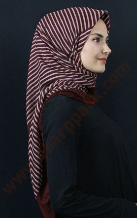 Pamuklu 140x140 Cm Eşarp 1070-27