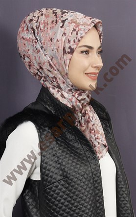 Pamuklu 140x140 Cm Eşarp 1070-4