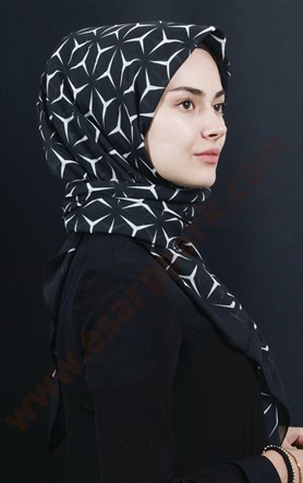 Pamuklu 140x140 Cm Eşarp 1070-40