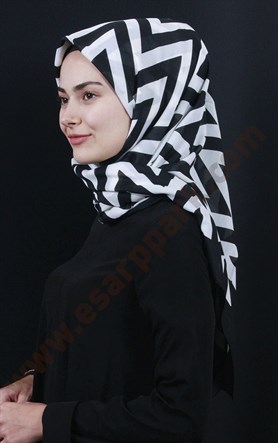 Pamuklu 140x140 Cm Eşarp 1070-41