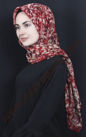 Pamuklu 140x140 Cm Eşarp 1070-42