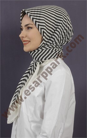 Pamuklu 140x140 Cm Eşarp 1070-9