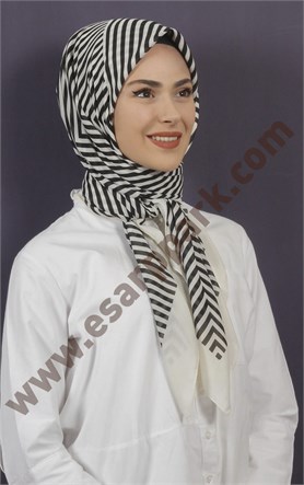 Pamuklu 140x140 Cm Eşarp 1070-9