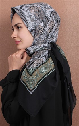 Pamuklu 140x140 Cm Eşarp 1072-1