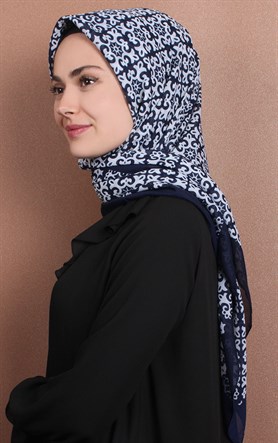 Pamuklu 140x140 Cm Eşarp 1074-1