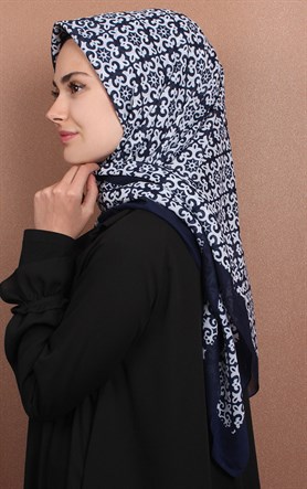 Pamuklu 140x140 Cm Eşarp 1074-1