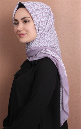 Pamuklu 140x140 Cm Eşarp 1074-13