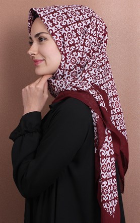 Pamuklu 140x140 Cm Eşarp 1074-15