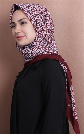 Pamuklu 140x140 Cm Eşarp 1074-15