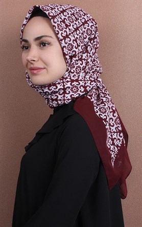 Pamuklu 140x140 Cm Eşarp 1074-4