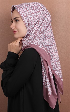 Pamuklu 140x140 Cm Eşarp 1074-5