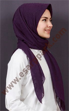 Pamuklu 140x140 Cm Eşarp 1091-10