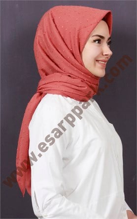 Pamuklu 140x140 Cm Eşarp 1091-11