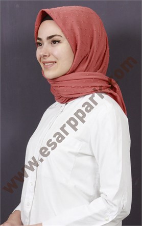 Pamuklu 140x140 Cm Eşarp 1091-11
