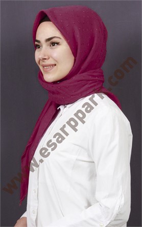 Pamuklu 140x140 Cm Eşarp 1091-12