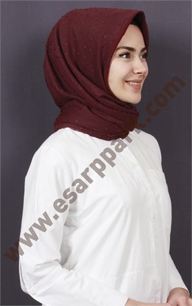Pamuklu 140x140 Cm Eşarp 1091-3