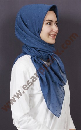 Pamuklu 140x140 Cm Eşarp 1091-4