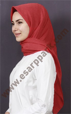 Pamuklu 140x140 Cm Eşarp 1091-5