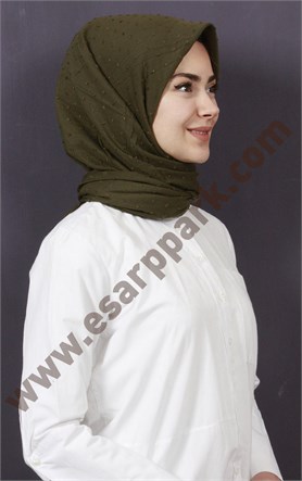 Pamuklu 140x140 Cm Eşarp 1091-7
