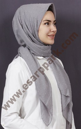 Pamuklu 140x140 Cm Eşarp 1091-8