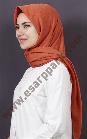 Pamuklu 140x140 Cm Eşarp 1091-9